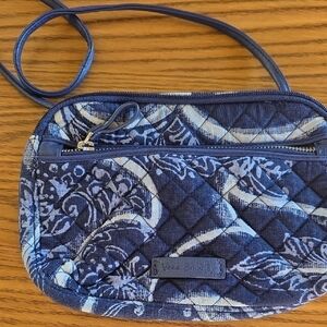 Vera Bradley Blue and White Quilted Crossbody Bag